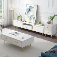 北欧轻奢闪电客电视柜茶几组合客厅套装简约小户型后现代港式电视柜卧室