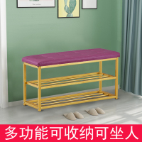 换鞋凳可坐成人家用小凳子多功能长方形闪电客试衣间储物沙发凳收纳