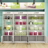 商用展示柜玻璃带锁展柜闪电客化妆品陈列柜子院护肤品展示架货架