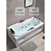 浴缸家用成人闪电客式按摩冲浪恒温加热亚克力浴缸小户型1.2-1.8米