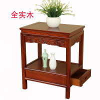 中式边几角几 小茶几边柜榆木沙发闪电客边桌客厅多层置物架带抽屉