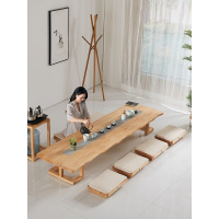 日式榻榻米闪电客茶几禅意茶桌窗台矮桌茶台坐地炕桌阳台飘窗桌子大