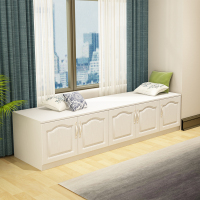 储物榻榻米飘窗柜收纳闪电客阳台 晒矮柜卧室窗台定制自由组合炕柜 长60宽30高40两门