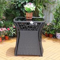 休闲阳台小桌椅网红闪电客藤椅茶几三件套组合 家用藤编一桌两椅套装