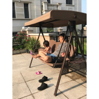 户外秋千庭院闪电客吊椅室外铁艺家用阳台椅子网红摇篮吊床双人摇椅