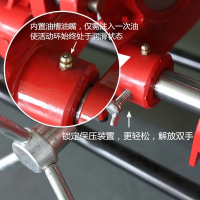 发63-160200四环手动PE对焊机PE管焊接对接机熔接器热熔焊管机 63-160四环整机(带保压注油嘴)