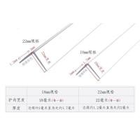 简约钢化玻璃闪电客护角窗台透明护角线直角桌边创意墙贴窗户包边护角条 1.2米 透明20mm宽涂料乳胶漆