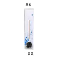 洗发水沐浴露盒子家用酒店壁挂式皂液器免打孔洗手液瓶子闪电客洗涤灵盒 中国风单头