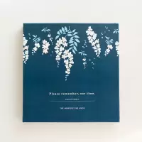 4寸in大5寸3D6寸4R插入式填写相册儿童家庭闪电客生活影集收藏 紫紫藤花 25页[白卡覆膜式]