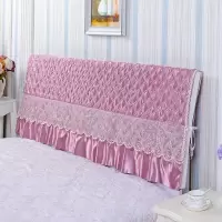 2018蕾丝公主床头罩闪电客床头防尘罩 床头套床靠背床裙床笠1米5 1 紫色1.5