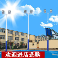 篮球场球场灯灯杆闪电客灯具LED投光灯6米8米9米10米专用照明室外高杆灯