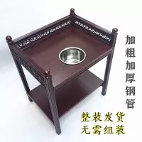 麻将机小茶几闪电客茶水架麻将桌置物架棋牌室会所茶楼边几角几茶水台凳