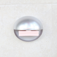 磁铁吸皂器卫生间闪电客创意壁挂式香皂盒沥水双层置物架肥皂盒免打孔 银色土豪银