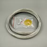 好太手摇阳台升降晾衣架钢丝绳晾衣架配件晾衣杆不锈钢钢丝绳304 316L 7*7 两根(每根12米)