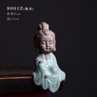 小和尚花盆摆件园艺盆景搭配微景观花盆 [花宠-9001z-观音] 小