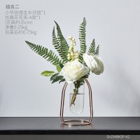 北欧ins风干花水培摆件插花瓶小清新客厅桌面装饰品餐厅创意摆设 组合2