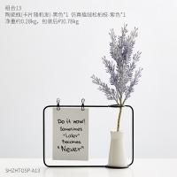 欧式卡片花瓶摆件客厅插花玻璃水培透明小清新创意简约家居装饰品 组合10