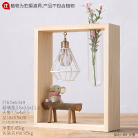 创意家居室内小夜灯儿童房间装饰品摆件女生卧室桌面床头柜摆设 夜幕下的大象-产品不包含植物