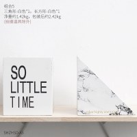 创意几何书档书靠书立家居客厅书房装饰品摆件北欧办公室桌面摆设 组合5