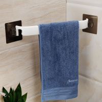 浴室转角免打孔毛巾架卫生间角落毛巾挂置物架洗手间毛巾杆挂架
