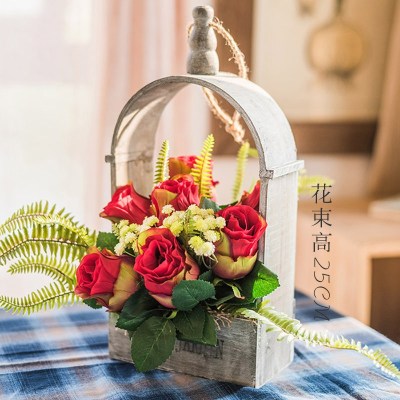  吊兰花器花盆花篮 花盒花房子园艺花园装饰垂吊ZAKKA 格朗吊兰&喜乐花艺套装 中