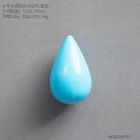 北欧ins玄关卧室创意水滴衣帽挂钩壁挂口挂钥匙架进墙面装饰 大号蓝色水滴挂钩