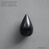 北欧ins玄关卧室创意水滴衣帽挂钩壁挂口挂钥匙架进墙面装饰 大号黑色水滴挂钩