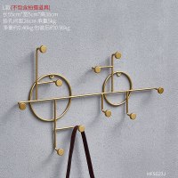北欧创意个性玄关钥匙衣帽挂钩服装店铺试衣间墙面装饰收纳挂衣架 L款