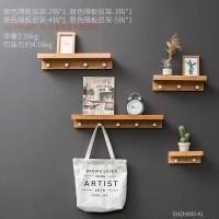 服装店玄关进衣帽挂衣架钥匙挂钩壁挂口装饰墙面上创意置物架 组合2