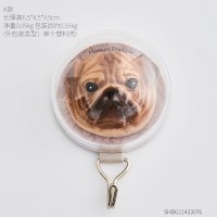 北欧ins风创意可爱挂钩挂钥匙架挂架口进装饰玄关墙面装饰品 法斗与沙皮挂钩-K款