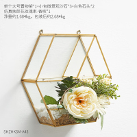 ins风六边形壁挂房间家居装饰品客厅卧室现代简约墙上装饰置物架 组合12