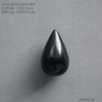 创意家居客厅口装饰挂钩墙面墙上壁饰雨滴北欧简约装饰架挂钩 大号水滴挂钩-黑色