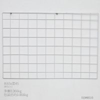 网格照片墙装饰ins风铁艺装饰免打孔置物架房间布置创意相片夹子 白铁网粗小格65*45