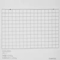 网格照片墙装饰ins风铁艺装饰免打孔置物架房间布置创意相片夹子 白铁网粗小格95*65