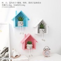 美式小房子墙饰置物架创意童装店墙壁挂饰墙面墙上房间装饰品挂件 组合16