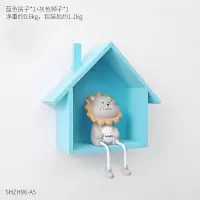 美式小房子墙饰置物架创意童装店墙壁挂饰墙面墙上房间装饰品挂件 组合5