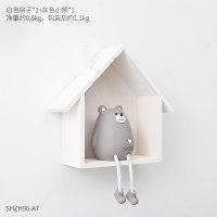 美式小房子墙饰置物架创意童装店墙壁挂饰墙面墙上房间装饰品挂件 组合7