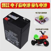 6V4.5ah儿童电动玩具车摩托车CIAA三轮车电子秤应急灯电瓶童车蓄电池 6V4.5AH蓄电池