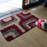 玄关进入户地垫CIAA垫卧室厅脚垫浴室厨房吸水防滑垫子 方框-红 50*80cm