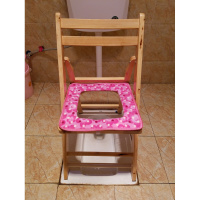 木老人孕妇坐便CIAA椅残疾人马桶坐便器折叠上厕所大便椅坐便凳家用 加厚折叠坐便椅.定制坐垫+防滑垫