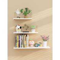 墙上置物架一字隔板墙壁挂架CIAA卧室木板挂墙书架电视墙面装饰免打孔