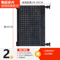 衣柜收纳分层隔板CIAA卧室柜子收纳架宿舍隔层架厨房分隔板伸缩置物架 （宽36）长29-45黑色