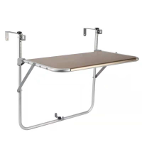 窗外晾衣架免打孔窗台置物架CIAA悬挂晾衣杆阳台晾衣折叠小晒鞋架 铝合金银色带板以实物为准