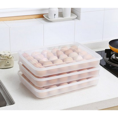 创意家居生活日用品实用CIAA小百货大全厨房收纳用具居家家庭小商品 24格鸡蛋盒三层