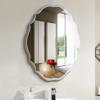 梳妆台镜子防雾浴室镜CIAA卫生间镜子壁挂化妆镜异形台盆挂墙式椭圆镜
