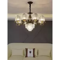 美式吊灯CIAA客厅灯具现代简约新款大厅水晶卧室餐厅港式轻奢欧式灯具