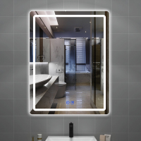 卫生间浴室镜子挂墙洗手间CIAAled带灯防雾智能镜子触摸屏厕所发光镜