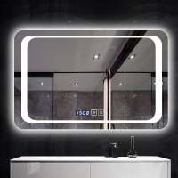 浴室智能镜 LED触摸屏镜子CIAA卫生间壁挂防雾镜洗手间厕所发光化妆镜