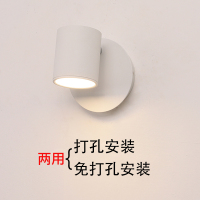 免打孔壁灯卧室墙壁灯CIAA现代简约创意镜前灯卫生间粘贴插电床头壁灯