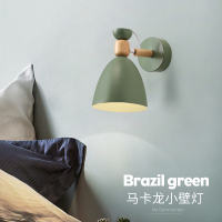 床头灯北欧卧室现代简约CIAA马卡龙背景墙创意led客厅创意过道具壁灯